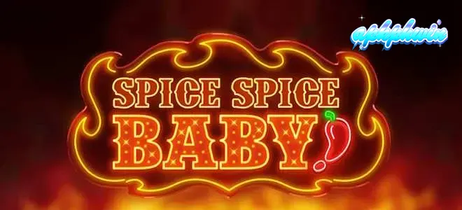 Tampilan visual slot Spice Spice Baby dengan tema dapur yang membara